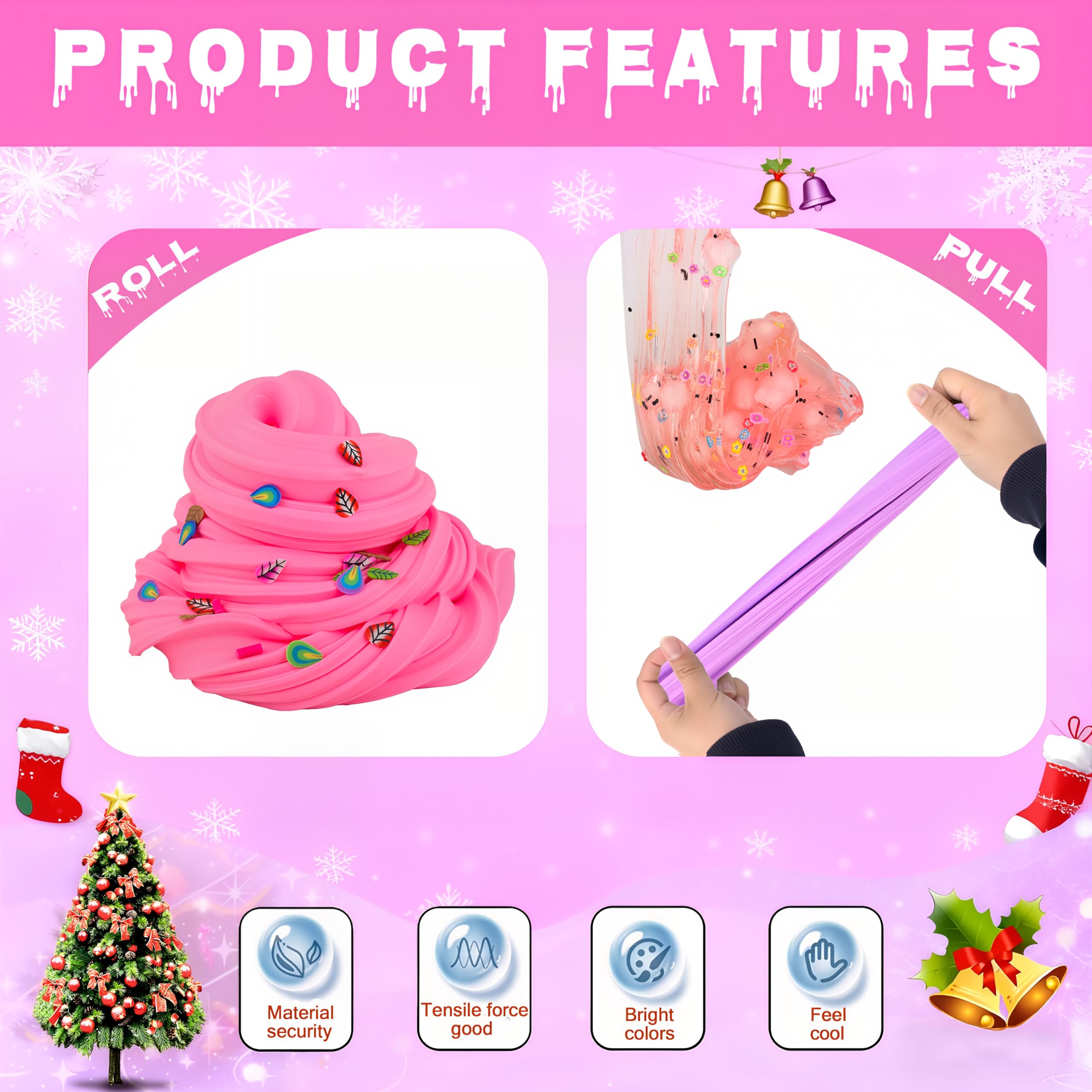 Fumeetplax slime kit add-ins with colorful charms to boost creativity