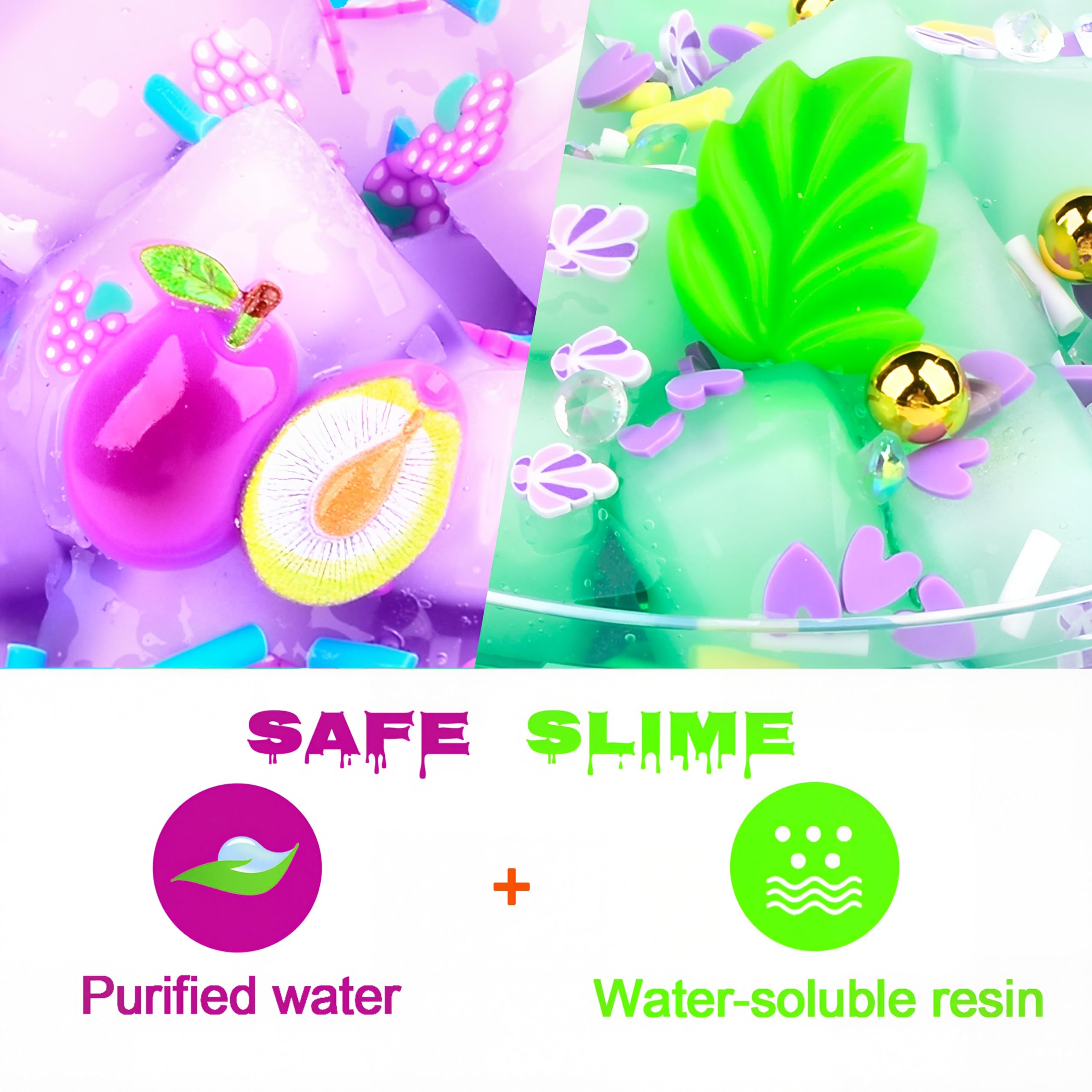 Fumeetplax Slime Kit Charms Add-ins spark imagination during slime play