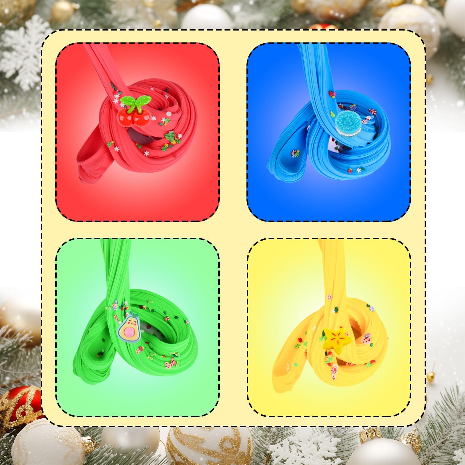 Fumeetplax Strawberry slime with fruit theme for joyful play