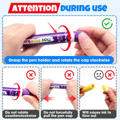 FUMILE toddler-friendly dabbers with easy grip support young artists.