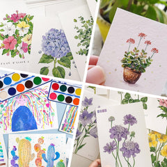 FUMILE travel-friendly watercolor kit for on-the-go creative sessions.