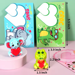 Fumogym bear heart squishy toy offers soft squeezable comfort for kids.