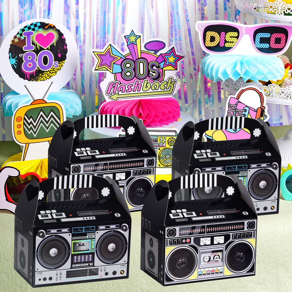 Fumwase retro radio print design boosts 80s ambiance on tabletops