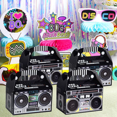 Fumwase retro radio print design boosts 80s ambiance on tabletops