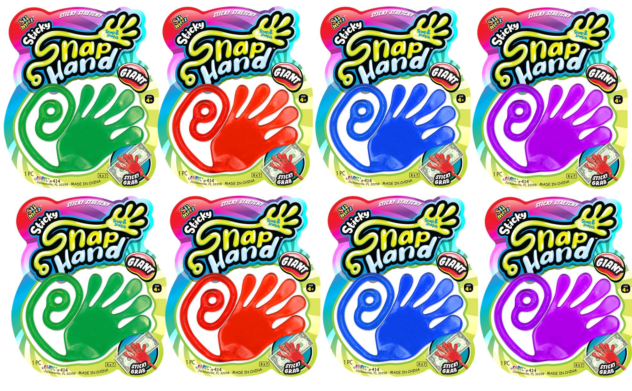 Fun a Ton green giant snap hand offers versatile fidget play during class and breaks.