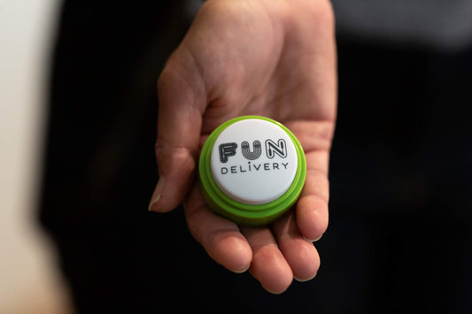 Man Akin wrist-activated phrases add instant humor to events.