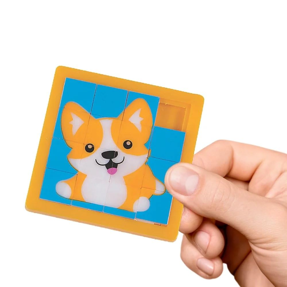 Fun Express dog puzzle detailed pieces invite tactile exploration during play