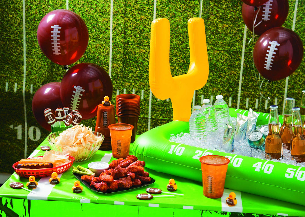 Fun Express football ducks sized 1.5 inches for desk or display use.