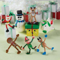 Fun Express gingerbread bendables as party favors for festive classroom celebrations.