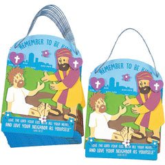 Fun Express Good Samaritan Sign Craft Kit ready for classroom display and activity