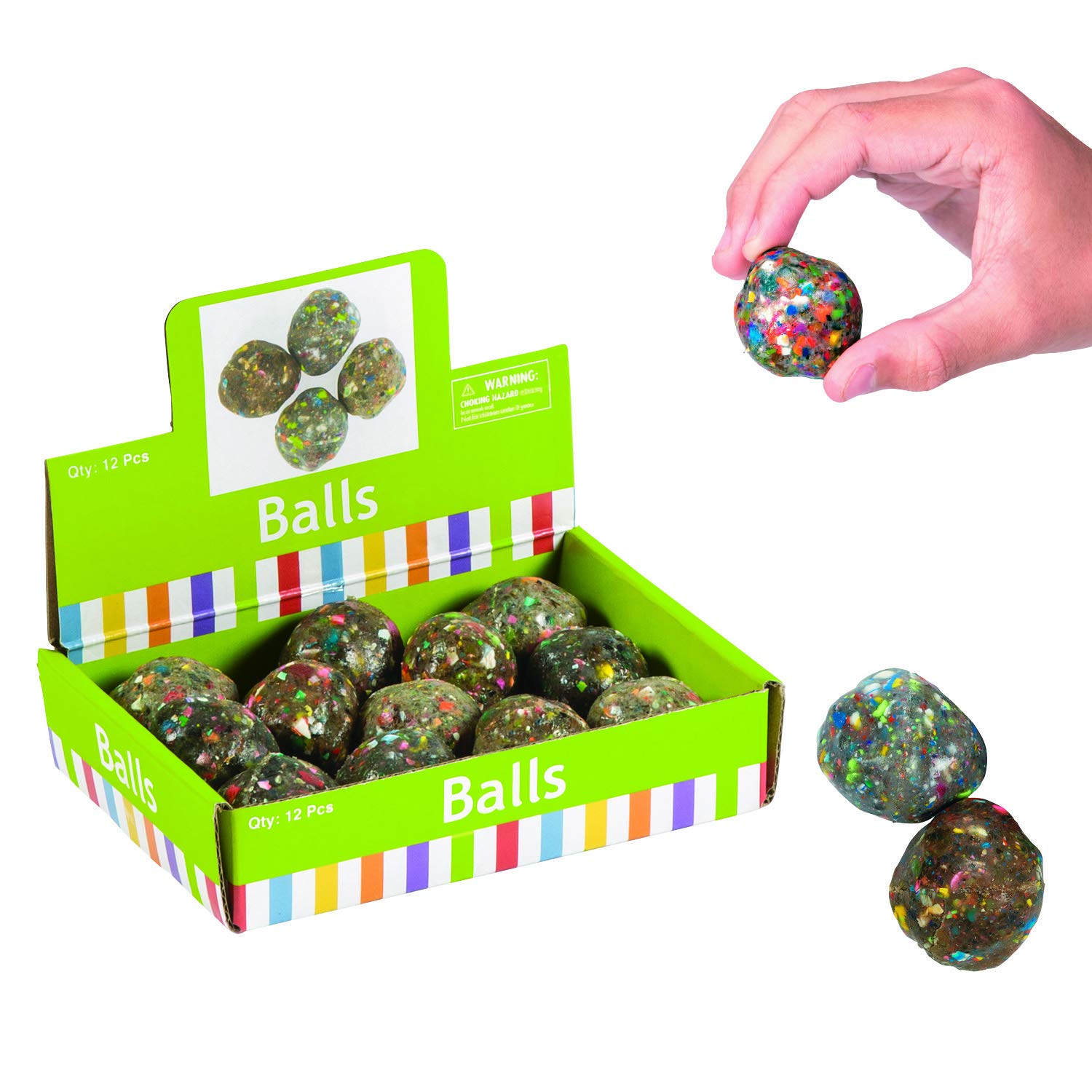 Fun Express rubber rock ball supports quick, fun crowd games