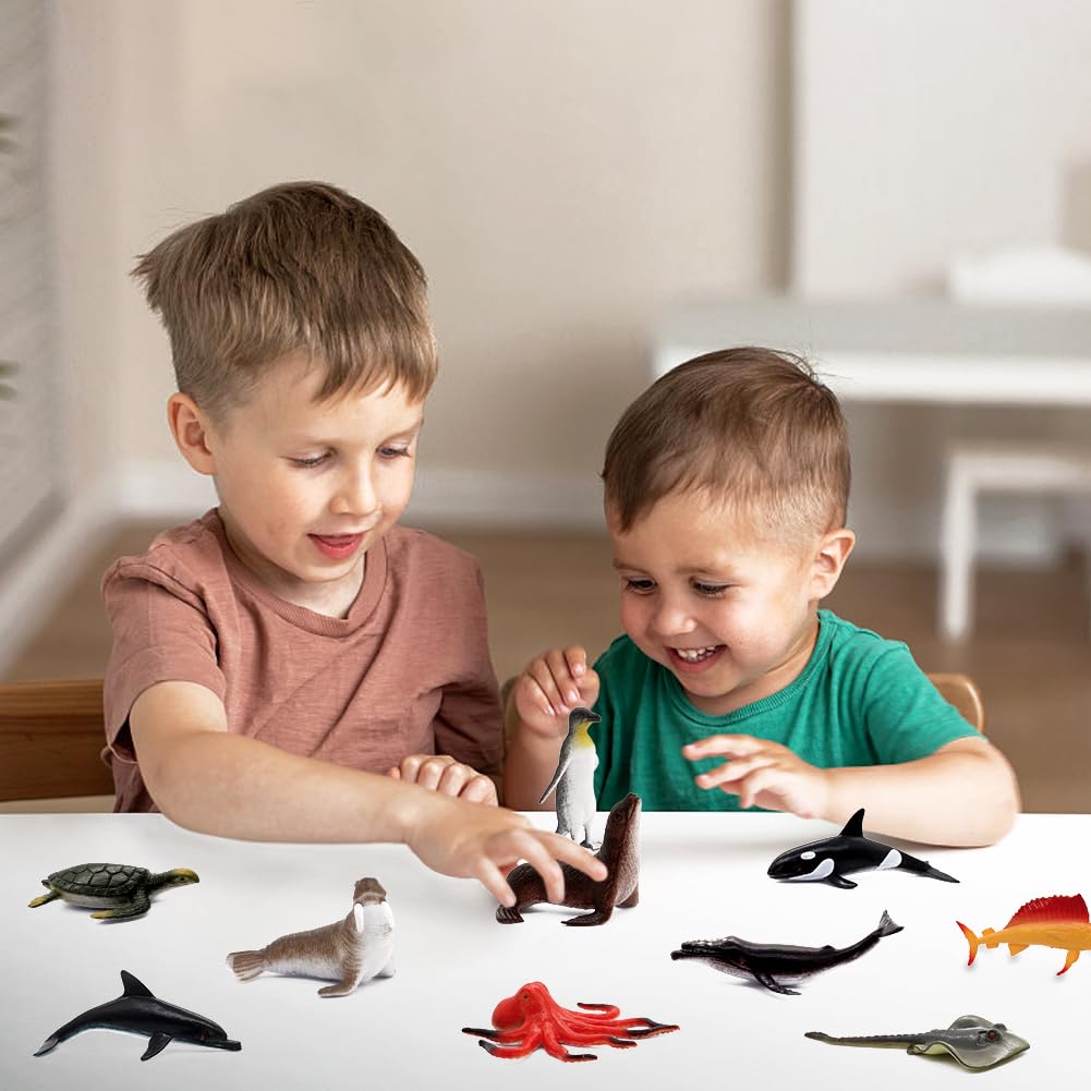 Fun Gift octopus-figure enhances creative play and fine motor skills during pretend games.
