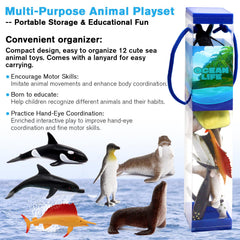 Fun Gift penguin-figure supports seasonal ocean themes and classroom decor.