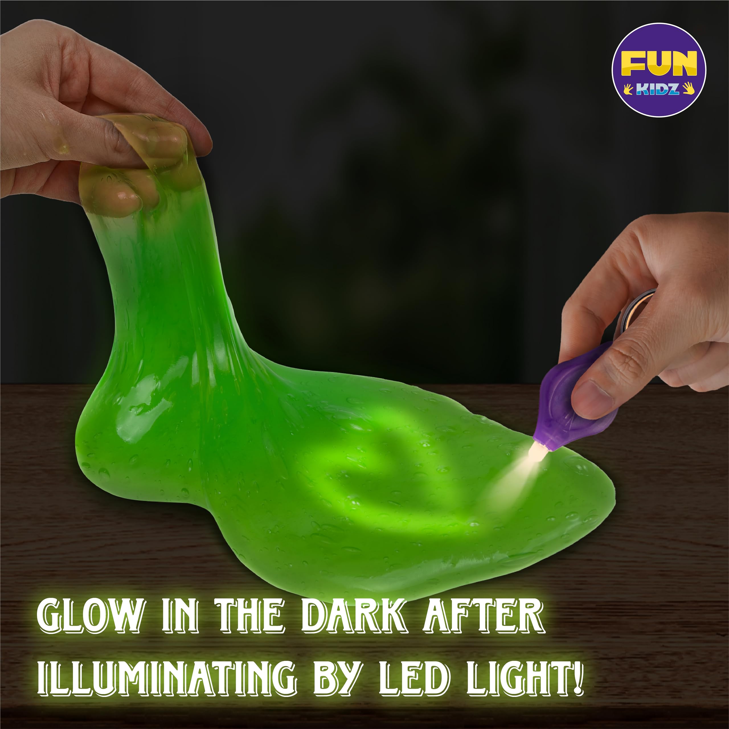 FUN KIDZ airtight slime storage bottles keep slime fresh