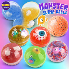FUN KIDZ slime ball storage containers keep slime tidy and ready for play