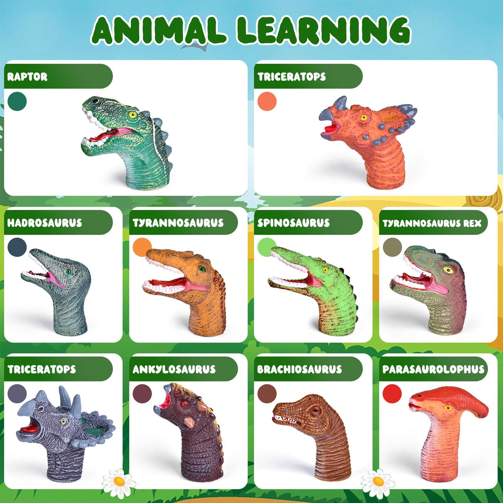Fun Little Toys Velociraptor puppet sparks quick, curious pretend play
