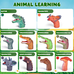 Fun Little Toys Velociraptor puppet sparks quick, curious pretend play