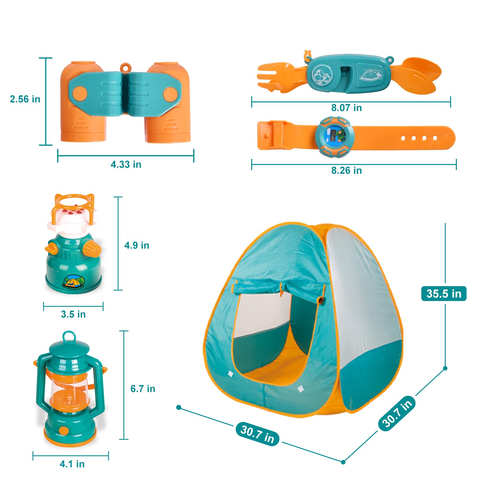 FUN LITTLE TOYS binoculars enhance exploration and wildlife spotting during play.