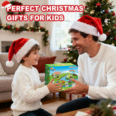 FUN LITTLE TOYS polar bear block set for wintry storytelling.
