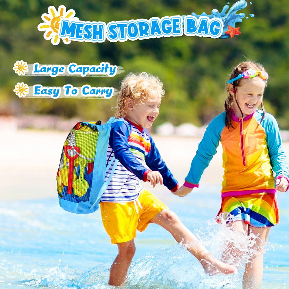 FUN LITTLE TOYS Sand Bucket for easy carrying and tidy storage