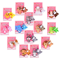 FUN LITTLE TOYS dog plush with card makes cheerful Valentine moments.