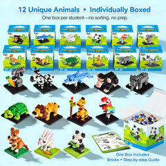 FUN LITTLE TOYS individually boxed animals simplify party favors and gift-ready prizes.