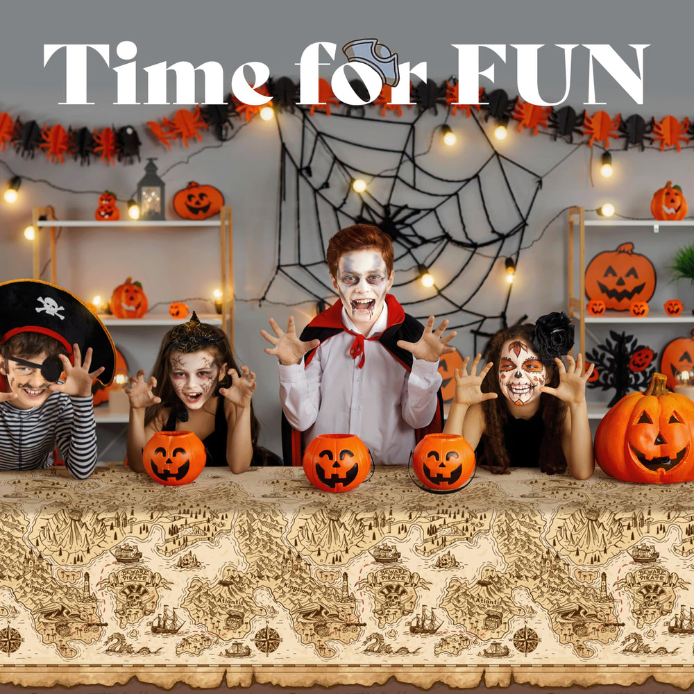 FUN RACCOON three-pack table covers for easy party prep and reuse-friendly cleanup
