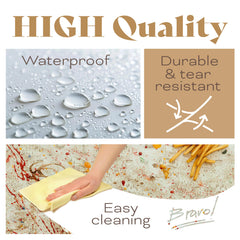 FUN RACCOON 54x108 inch rectangular tablecloth provides generous coverage for meals