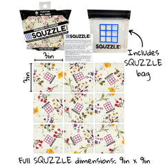 Fun Squared Games Squzzle durable pieces ideal for travel and quiet time.