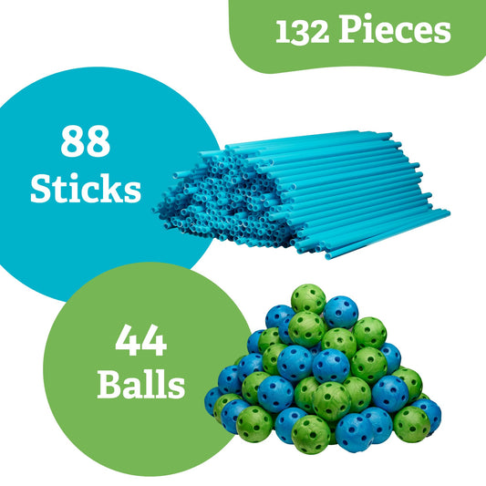 FUNbelievable 88 building sticks ready for quick, sturdy frame assembly