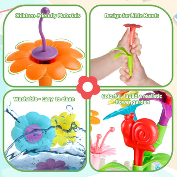 Funbud colorful blocks and garden pieces foster open-ended creativity