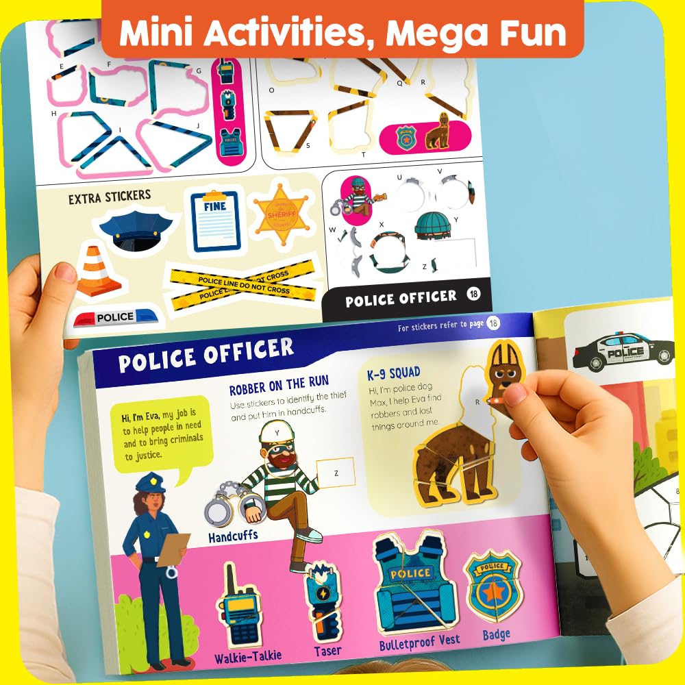 Funcils Paint by Sticker bonus reusable stickers for extra decorating play