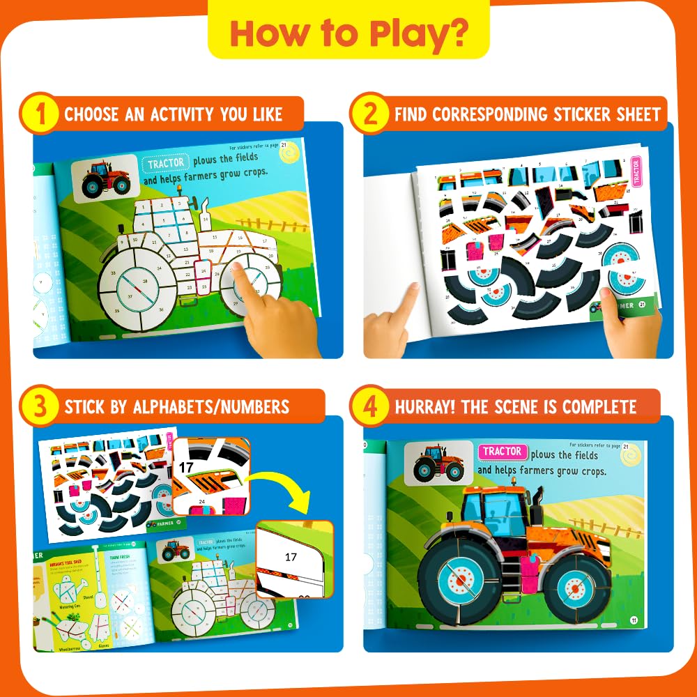 Funcils Paint by Sticker underwater scene page encourages imaginative color play