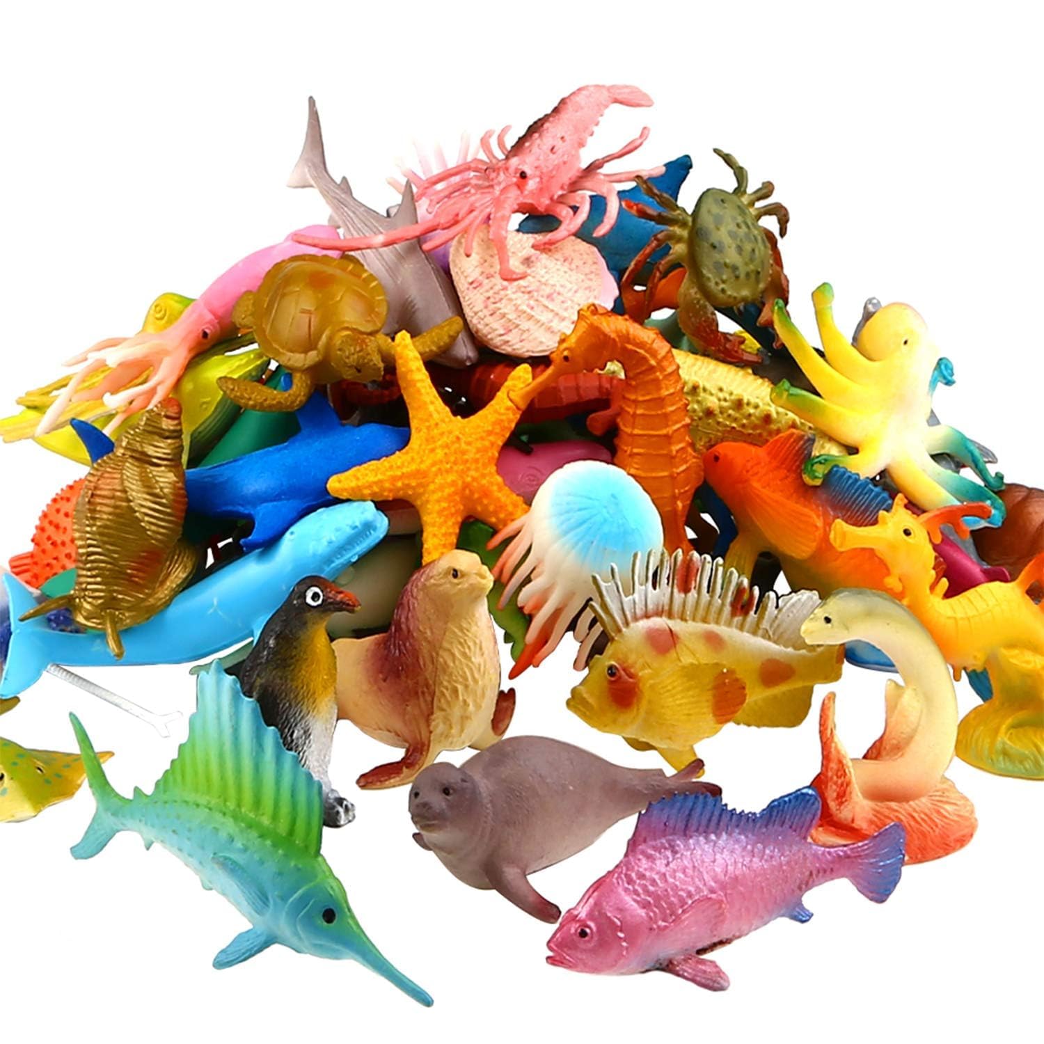 Funcorn Toys ocean sea animal figures collection for imaginative play and learning