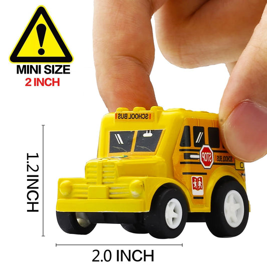 Funcorn Toys pull back truck colorful design, durable plastic for playtime