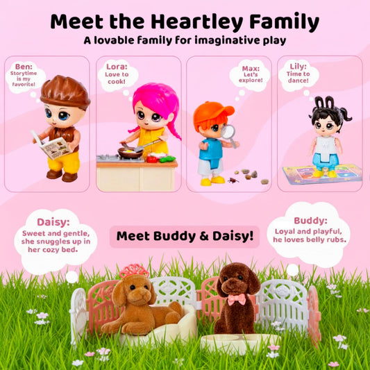 FUNERICA kids figures with movable limbs ready for imaginative play.