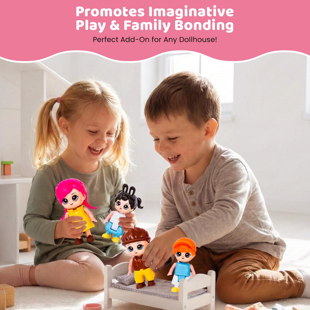 FUNERICA velvety puppies add cuddly charm to dollhouse adventures.
