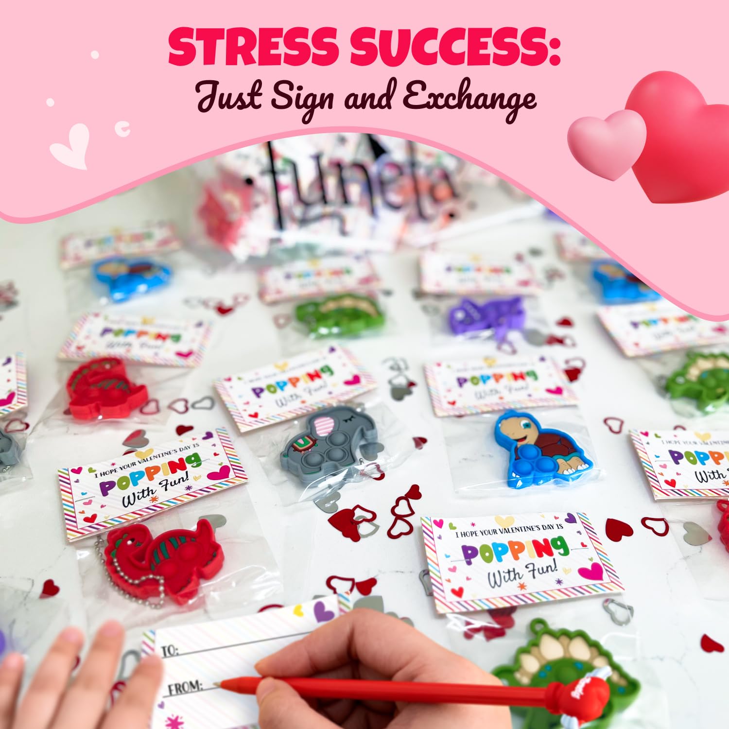 Funeta classroom-friendly Valentines support celebration without sugar or clutter