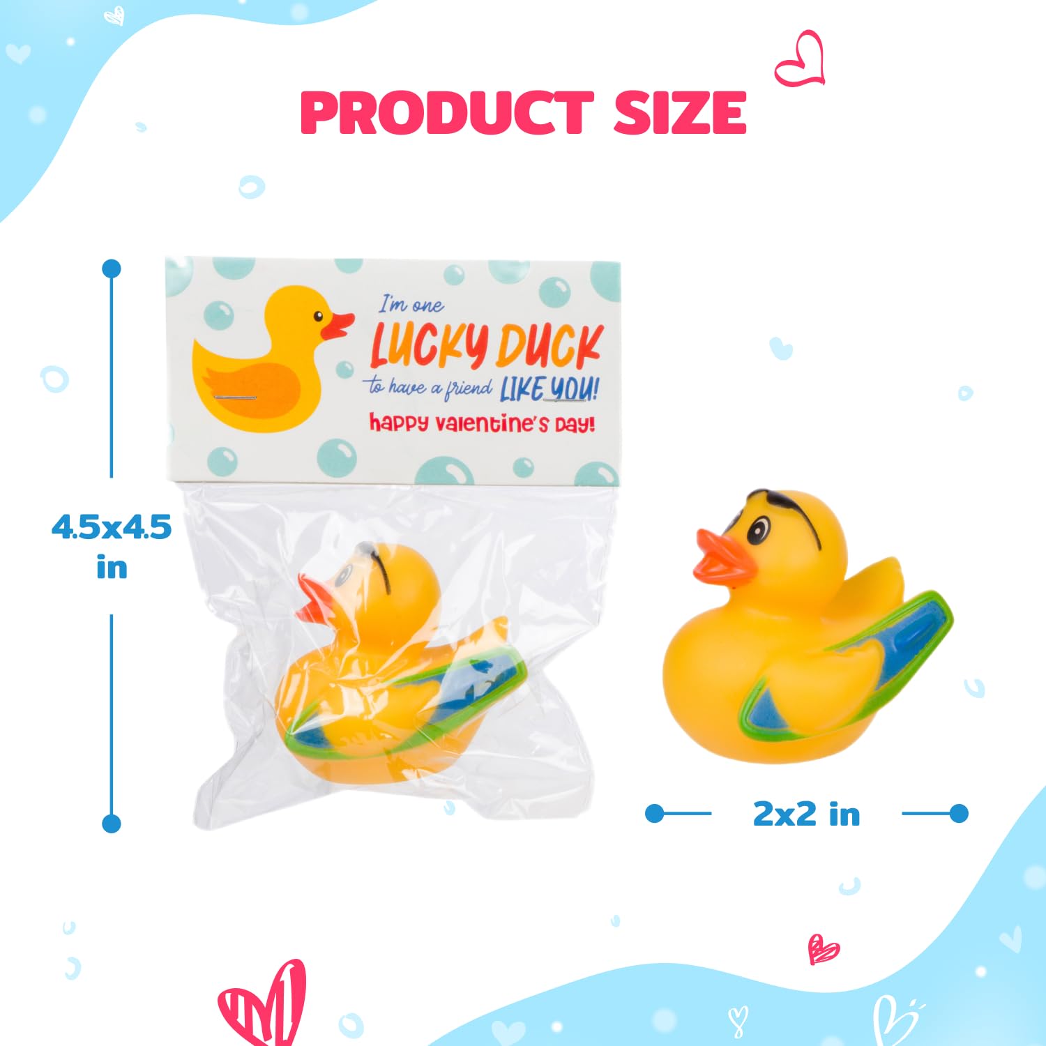 Funeta duck cards with name space for easy personalization.