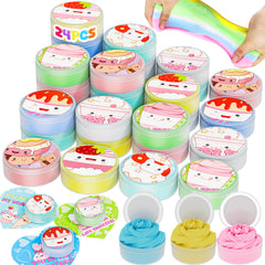 Funewest classroom exchange kit includes 24 cards and slime jars