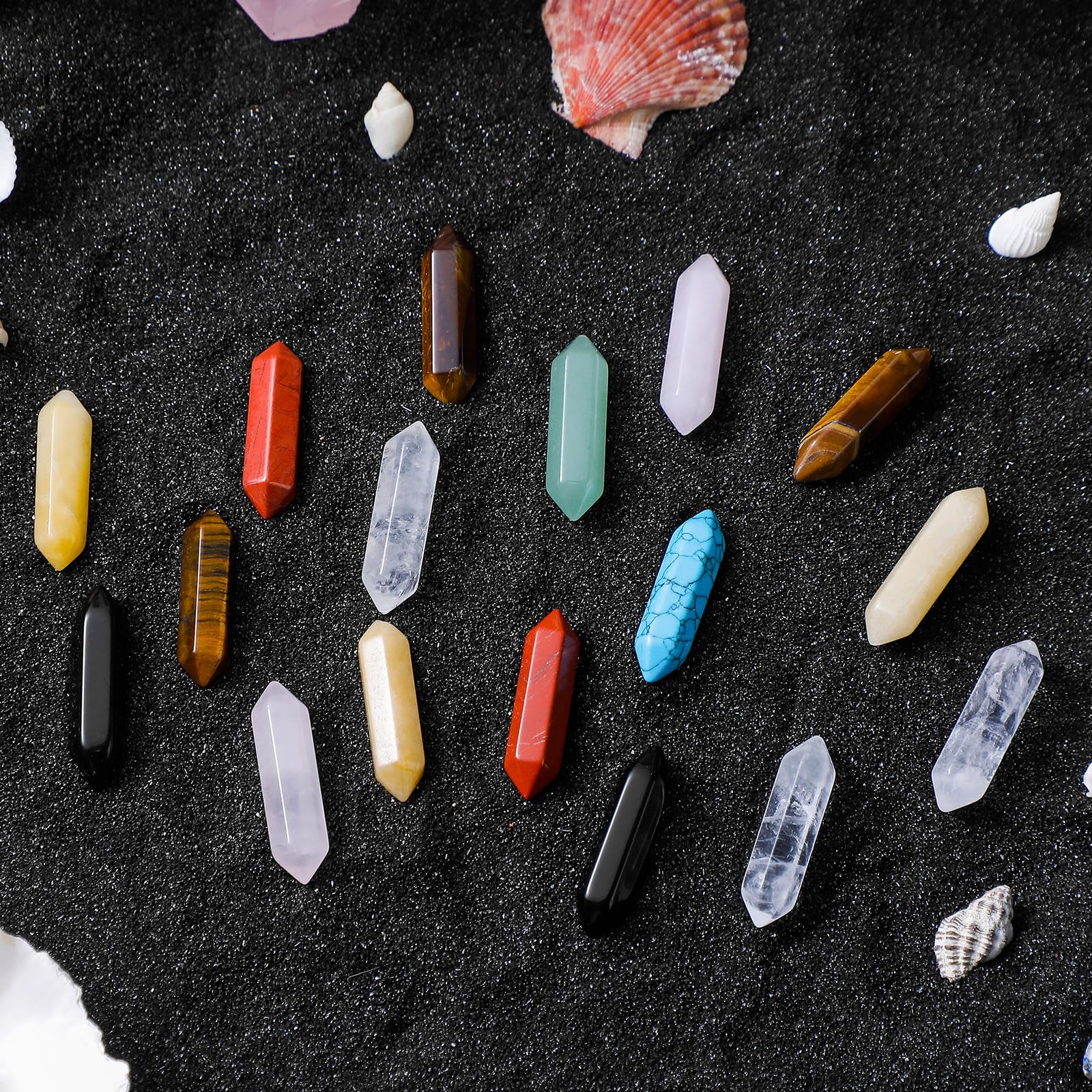 Funewest Tigers Eye crystal stone paired with a card for meaningful gift exchanges