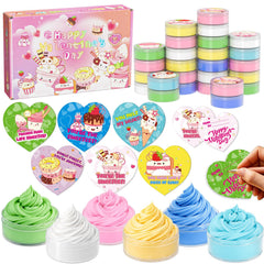 Funewest ice cream butter slime jars for classroom Valentine swaps