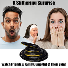 FunFamz black mamba-inspired toy, safe prop for kids’ playtime.