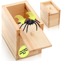 FunFamz Original Spider Prank Box closed, ready to spark a playful surprise