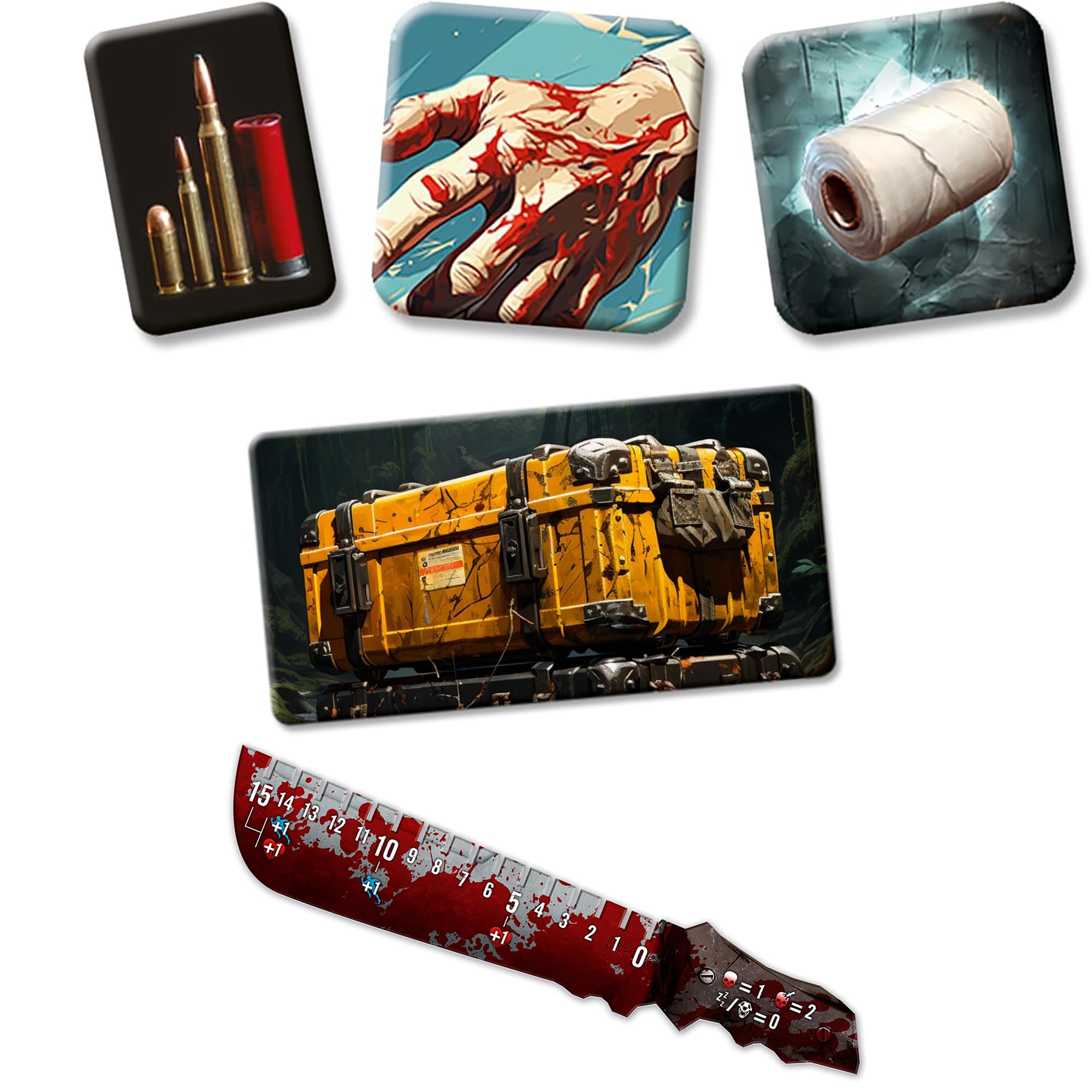 Funforge Far Cry potion crafting cards for situational effects