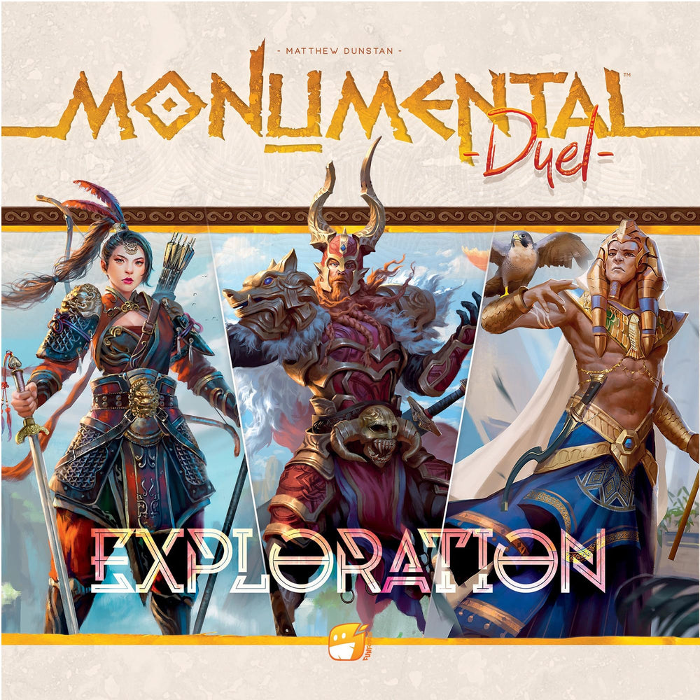 Funforge Monumental Duel Exploration standalone or with other boxes offers flexible game nights.