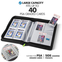 FunGuys binder with 4-pocket pages keeps cards organized and visible.