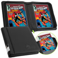 FunGuys comic storage binder front view protects 32 comics with double-sided pockets.