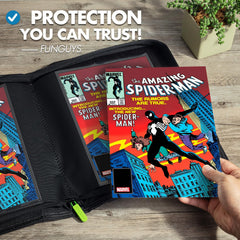 FunGuys binder suede interior protects comics from scratches during handling.