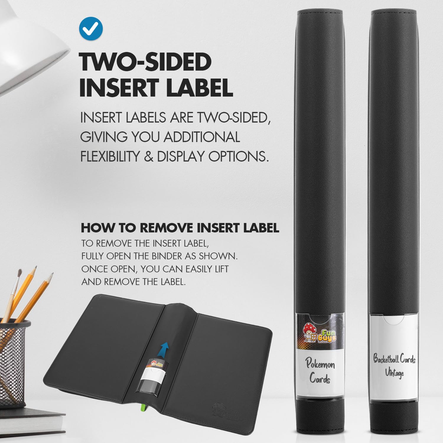 FunGuys compact dimensions fit safely in bags and cases.